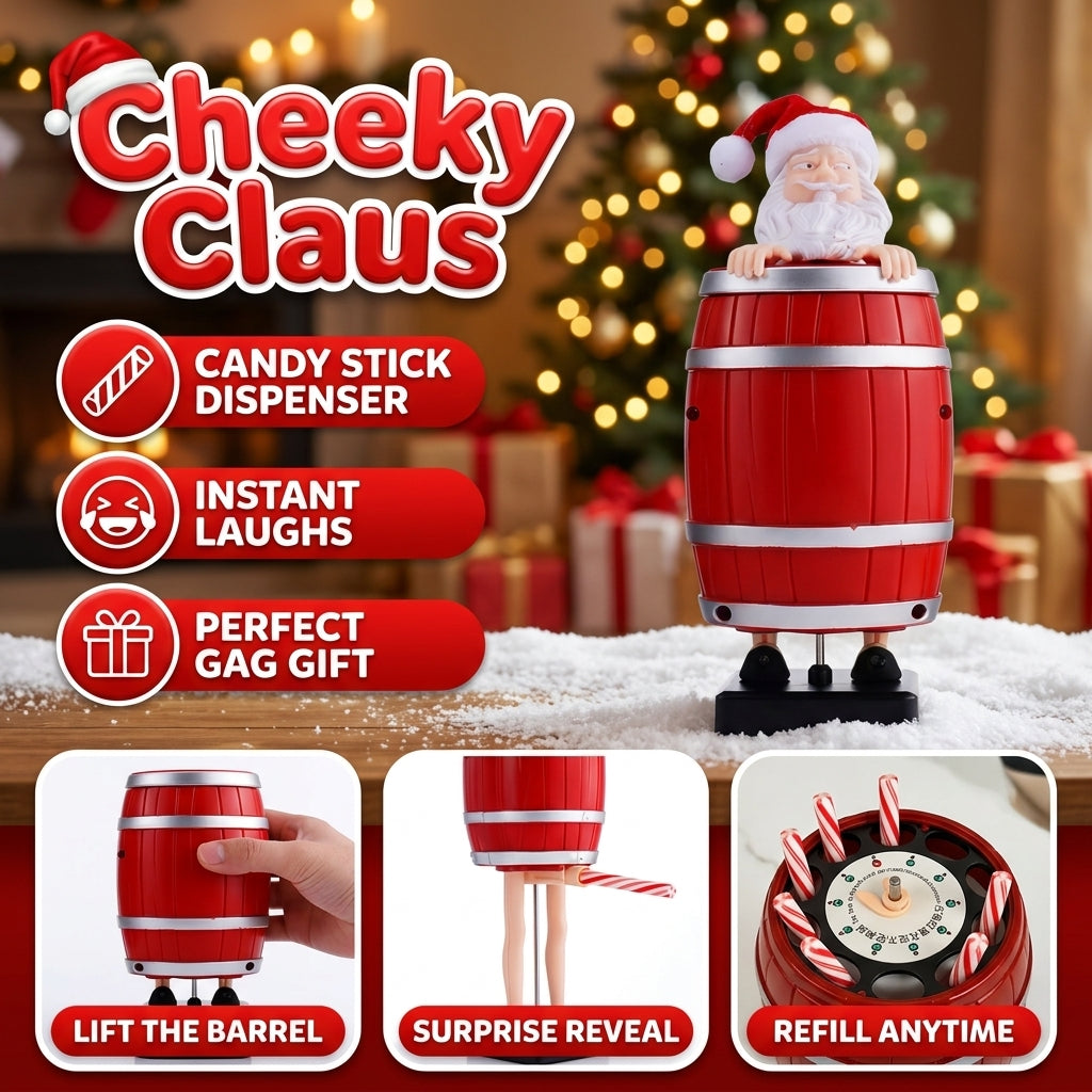 CheekyClausβ’ β The Santa Surprise Barrel
