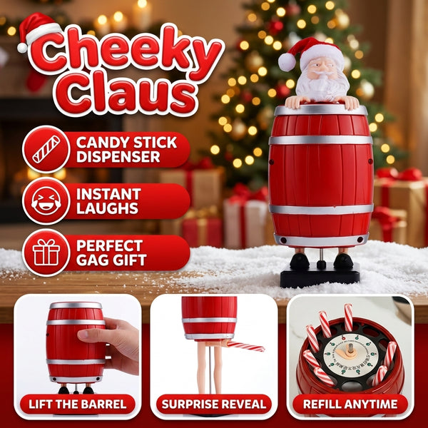 CheekyClaus™ — The Santa Surprise Barrel
